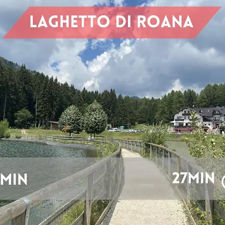 Centro Mansarda Con Balcone E Giardino Азиаго