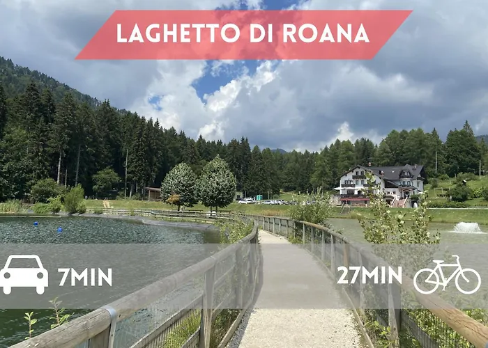 Centro Mansarda Con Balcone E Giardino Азиаго